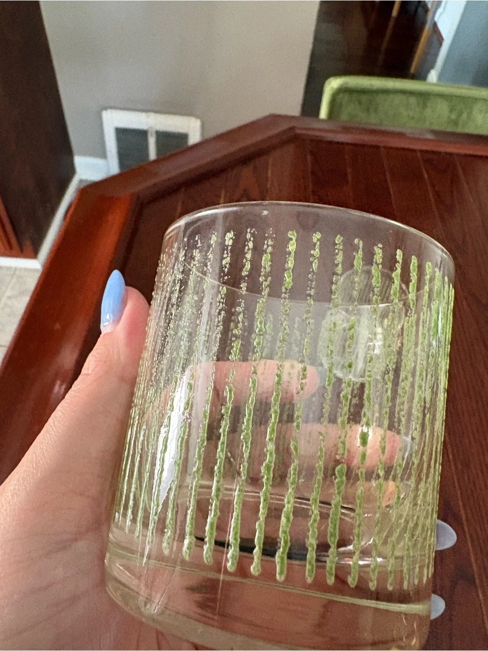 Vintage Mid Century Icicle Glasses